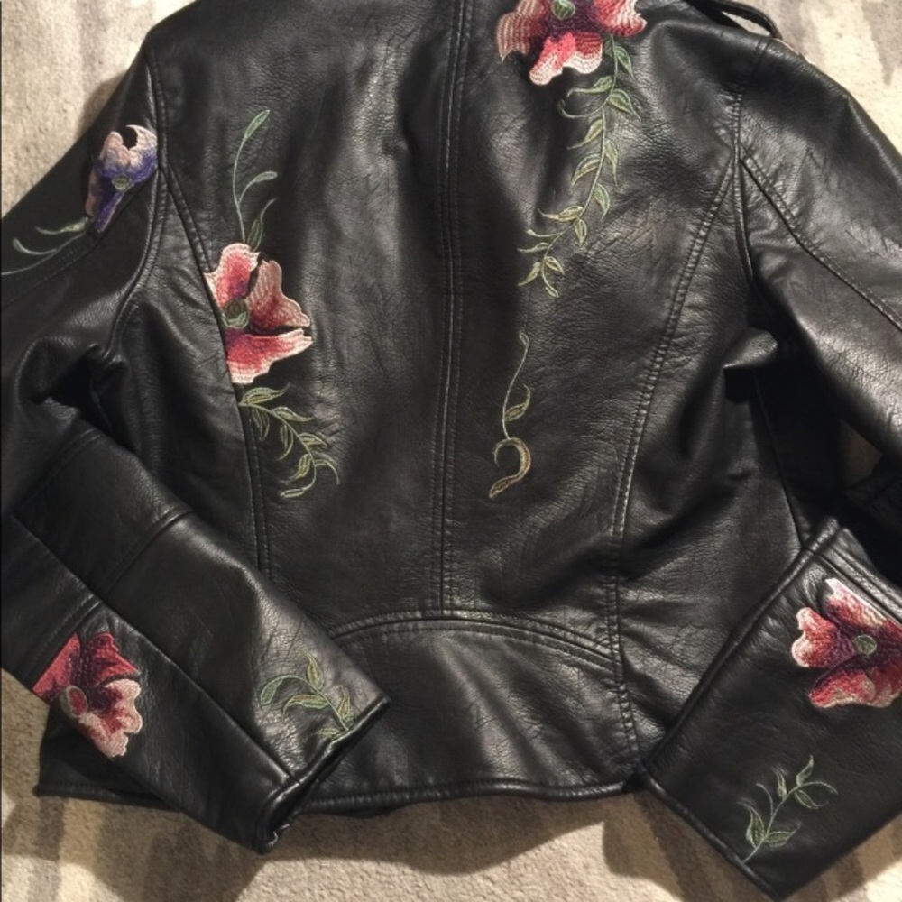 Candies Vegan Leather Jacket - Juniors x-small - Picture 8 of 8